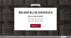 Desktop Screenshot of dekikvorsch.nl